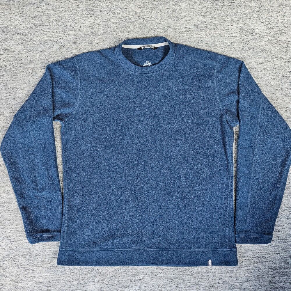 Stio Turpin Fleece Crewneck Men's Size Medium Blue Teal Gorp Core Hiking Camping